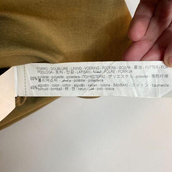 Zara Woman Off-the-Shoulder Poof Sleeve Green Button Detail Dress Size S - Picture 12 of 16